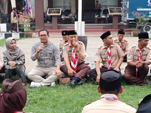 KPU Banten dan Pramuka Kwarda Banten gelar jambore kepemiluan. Foto: Humas KPU Banten