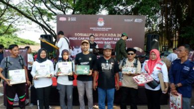 Sosialisasi pencoblosan dari KPU Banten di Petir. Foto: Humas KPU Banten