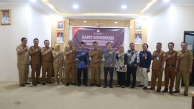 Rapat Koordinasi KPU Kota Serang. Foto: Aden Hasanudin