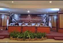 Sosialiasi KPU Banten soal peraturan dan juknis kampanye Cagub dan Cawagub Banten. Foto: Istimewa