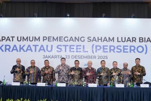 RUPS PT Krakatau Steel. Foto Antara