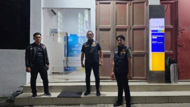 ATM menjadi sasaran Patroli Rutin Kring Serse dari Polres Serang. Foto: Yono