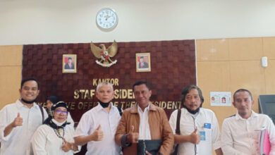 KRJ Banten saat menyambangi Kantor Staf Presiden (KSP). Foto: Ucu