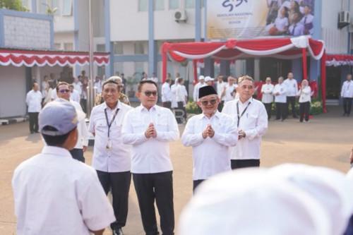 Kantor Staf Kepresidenan meluncurkan Sekolan Nasional Terintegrasi (SNT). Foto Antara