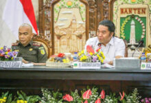 Kunjungan Pokja Pembangunan RS Adhyaksa ke Pemprov Banten. Foto: Biro Adpim Banten