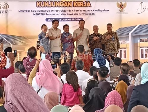 Kunjungan dua menteri di Kabupaten Serang. Foto: Yono