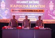 Kunjungan kerja Kapolda Banten, Irjen Pol Abdul Karim ke Polres Serang. Foto: Yono