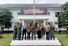 Lions Club kunjungi Markas Menkav 2 Mar. Foto: Munawir - Menkav 2 Mar