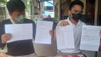 Laporan polisi kasus penipuan jual beli tanah oleh oknum DPRD Kota Tangerang. Foto Antara