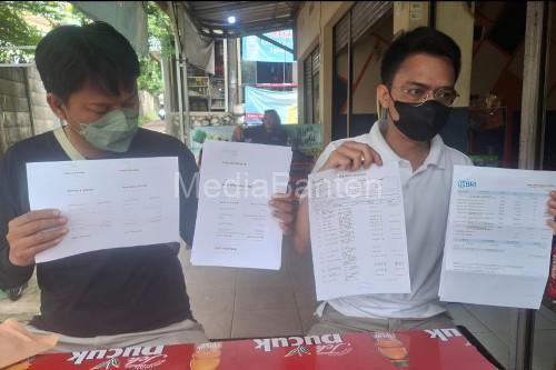 Laporan polisi kasus penipuan jual beli tanah oleh oknum DPRD Kota Tangerang. Foto Antara