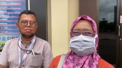 Siti, ibu di Cikande yang membuat laporan anaknya jadi korban TPPO ke Kamboja. Foto Antara