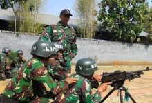 Latihan Menembak Siswa Diktukba LVI di Menkav 2 Mar. Foto: Ahmad Munawir - Menkav 2 Mar
