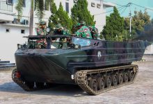 Prajurit Yonkapa 2 Mar berlatih kesenjataan. Foto: Ahmad Munawir - Menkav 2 Mar