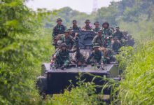 Latishar yang digelar Yontankfib 2 Mar di Surabaya. Foto: Ahmad Munawir - Menkav 2 Mar