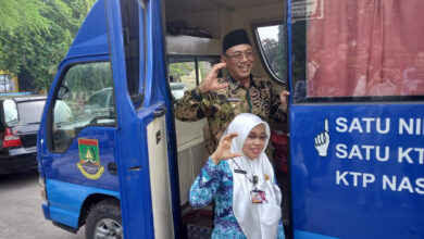 Diluncurkan layanan kependudukan bernama Taman Layak Anak. Foto: Erling Cristin