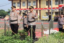 Lepas sambut Kapolres Serang. Foto: Yono