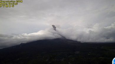 Letusan Gunung Semeru. Foto Antara
