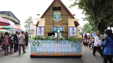 Leuit Baduy di MTQN Kalimantan Timur. Foto: Biro Adpim Banten