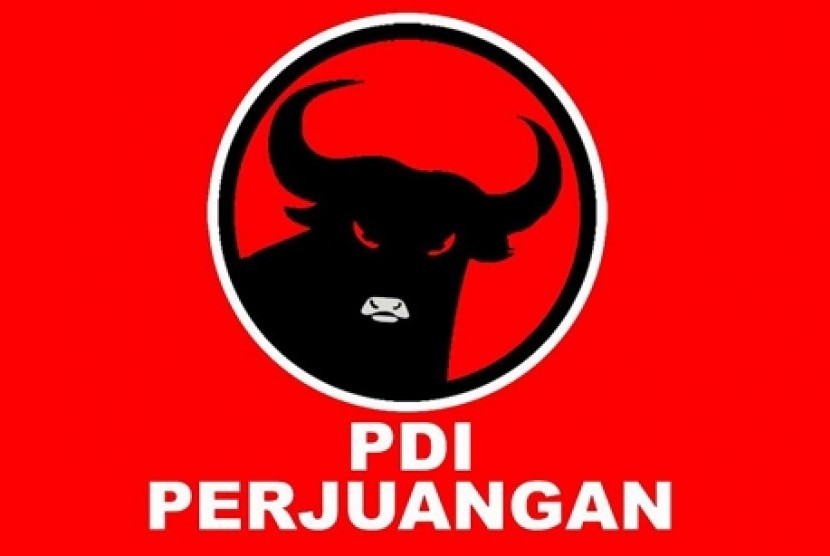 ilustrasi logo pdip