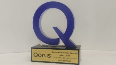 Penghargaan Qorus untuk QRIS. Foto: Humas Bank Indonesia