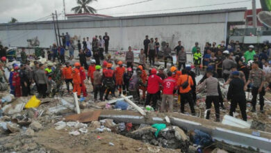 lokasi ambruknya alfamat gambut