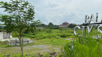 Pemandangan di lokasi Balaraja City Square. Foto: Iqbal Kurnia