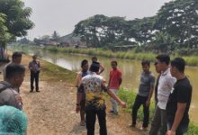 Lokasi ditemukannya mayat pasutri di Sungai Petung, Kragilan. Foto: Yono