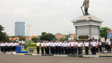 Pembukaan Lomba Kebersihan dan Kerapian DBAL. Foto: Ahmad Munawir - Menkav 2 Mar.