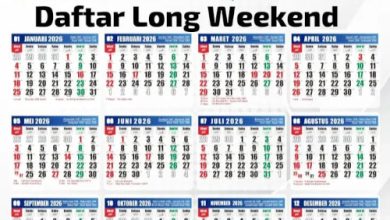 Daftar long weekend dalam kalender Indonesia tahun 2026. Foto Daeng Yusvin