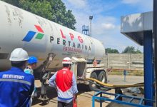 Tangki penyalur BBM dan LPG. Foto: Humas Pertamina Patra Niaga RJBB