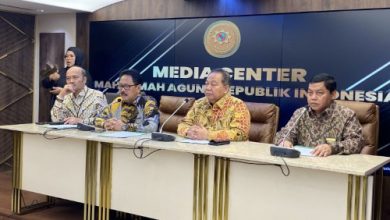 M Yanto, Juru Bicara Mahkamah Agung dalam jumpa pers soal OTT KPK. Foto Antara