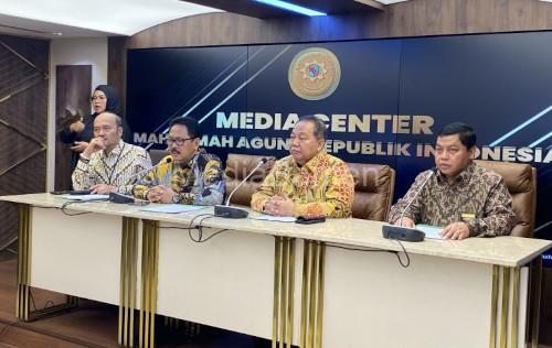 M Yanto, Juru Bicara Mahkamah Agung dalam jumpa pers soal OTT KPK. Foto Antara