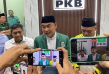 Mad Romli, Ketua DPD Golkar Kab Tangerang di PKB. Foto: Iqbal Kurnia