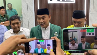 Mad Romli, Ketua DPD Golkar Kab Tangerang di PKB. Foto: Iqbal Kurnia