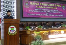 Wakil Bupati Tangerang, Mad Romli di DPRD Kab Tangerang. Foto: Iqbal Kurnia