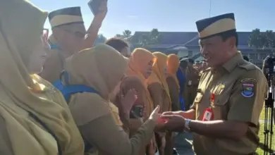 Moch Maesyal Rasyid, Sekda Kabupaten Tangerang pamit untuk menjadi Calon Bupati Tangerang. Foto: Antara