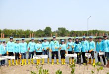 Penanaman pohon Mangrove di Kepulauan Seribu. Foto: Humas Pertamina Patra Niaga RJBB