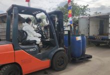 Pengamanan material diduga terjadi kontaminasi radioaktif cesium 137. Foto: Antara