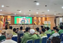 Kegiatan saresehan menjelang Muktamar XXI PB Mathlaul Anwar. Foto Eko Supriatno