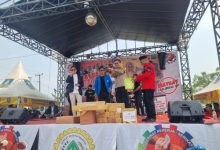 Peringaran May Day di Kabupaten Serang. Foto: Yono