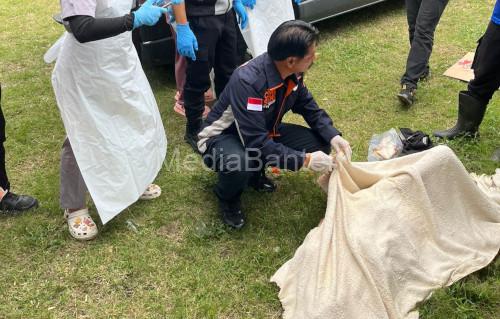 Penemuan mayat lansia di Ciruas. Foto Yono