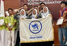 Tim Intelecta dari siswa SMAN CMMBS meraih medali emas. Foto Biro Adpim Banten