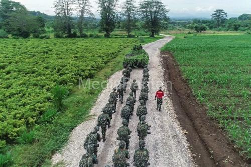 Latihan Opsat Darat dilengkapi Ranpur Tank PT M. Foto: Ahmad Munawir - Menkav 2 Mar