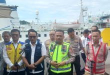 Kunungan Kakorlantas Polri, Irjen Pol Agus Suryo Nugroho ke Pelabuhan Merak. Foto Daeng Yusvin