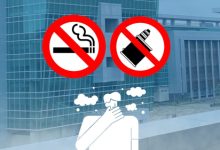 Ilustrasi rokok elektronik dan tembakau di kampus. Foto: Istimewa