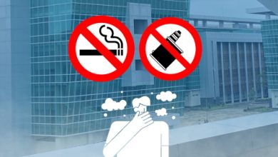 Ilustrasi rokok elektronik dan tembakau di kampus. Foto: Istimewa