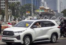 Mobil Toyota Zenix digunakan Paus Fransiskus selama lawatan di Indonesia. Foto: Antara