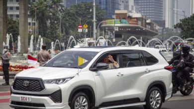 Mobil Toyota Zenix digunakan Paus Fransiskus selama lawatan di Indonesia. Foto: Antara