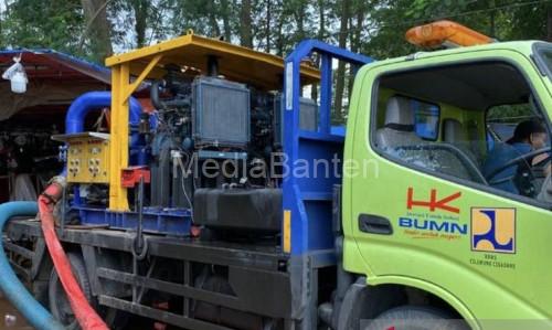 Mobil pompa portable. Foto Antara