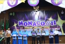 Malam penutupan Monaco 11 dari SMA Muhi Yogyakarta. Foto Yusron Ardi Darmawan